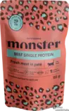 Monster Cat single Beef 8 x 85g - Kissan märkäruoka - 40190 - 1