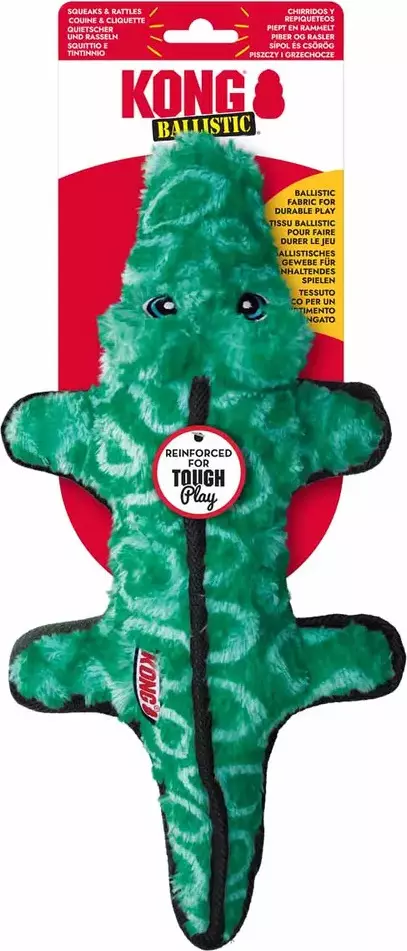 Kong Ballistic Alligator M/L - Koiran pehmolelut - 43050 - 1