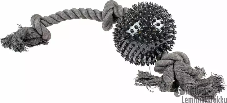 Duvo Eco Köysilelu piikkipallolla - Koiran köysi- ja vetolelut - 38560 - 1