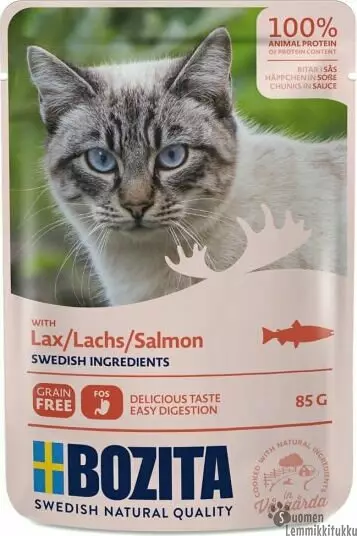 Feline lohta kastikkeessa annospussissa 85g - Kissan märkäruoka - 39020 - 1
