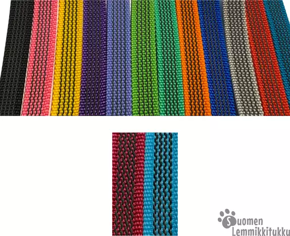 Gripliina 5m (leveys 15mm), BGB-lukolla - Koiran hihnat - 42580 - 1