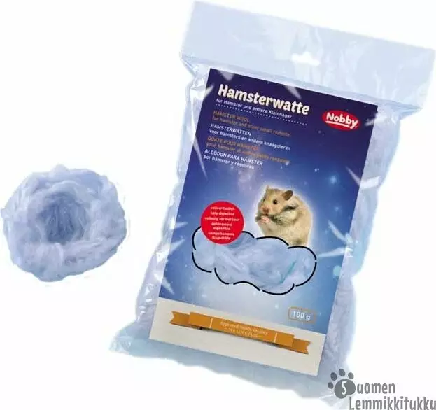 Nobby Hamsterin pesävanu 25g - Kanin ja jyrsijän heinät, kuivikkeet - 39690 - 1