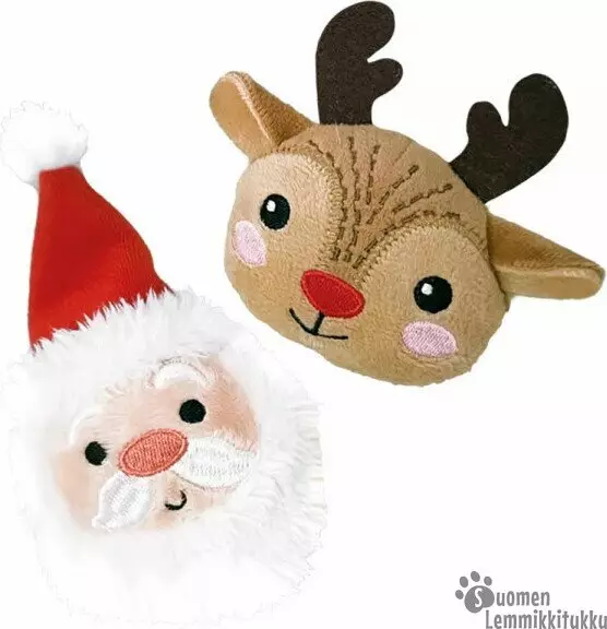 Nobby Joulupukki ja poro kissalle - Kissan pehmolelut - 42300 - 1