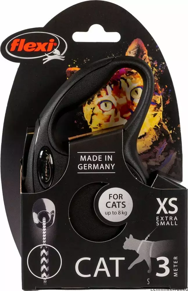 Flexi New Classic kissoille XS Narulla - Kissan taluttimet - 39770 - 1