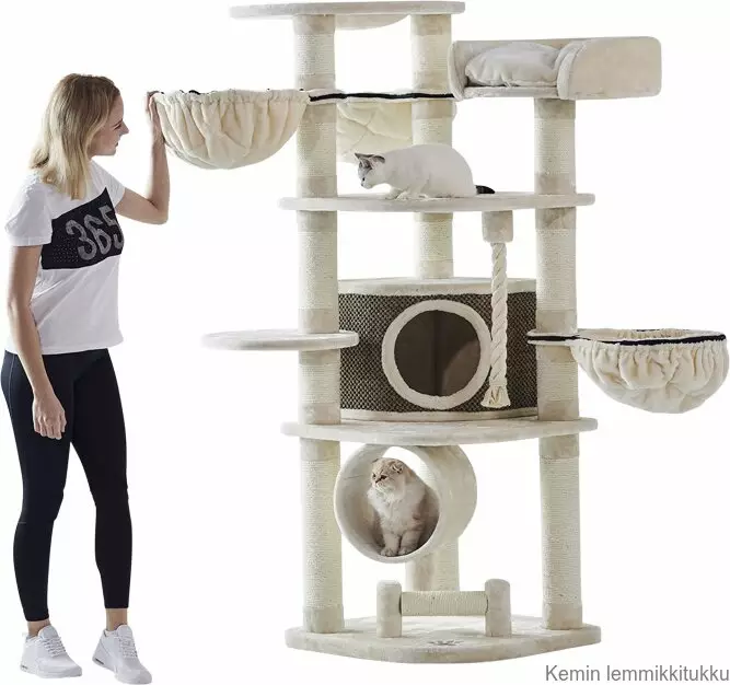Todella iso raapimis- ja kiipeilypuu Elif etenkin isolle kissalle - Kissan raapimapuut - 37200 - 1