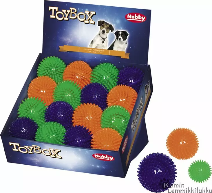 Nobby TPR-pallo Spiky 8cm - Koiran pallot ja heittolelut - 38300 - 1