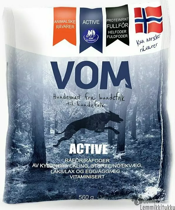 Vom Active Proteiini pullat 15x560g yht 8,4kg, ennakkotilaus - Vom raakaruoka - 40500 - 1