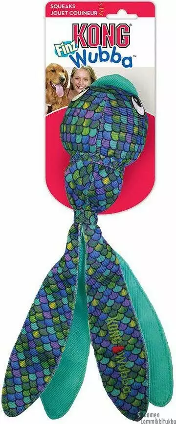 Kong Wubba Finz, koko L - Koiran pehmolelut - 41630 - 1