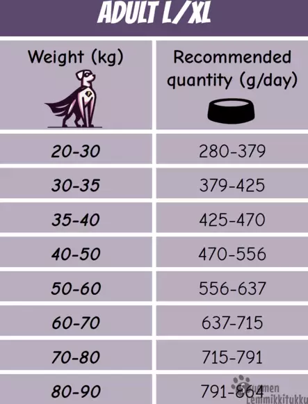 Adult L/XL (possupohjainen) 2kg - Koiran kuivaruoka - 42131 - 2