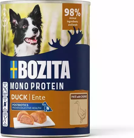 Bozita Dog Pate ankka 400g - Koiran märkäruoka - 42941 - 1