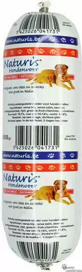 Naturis Kanamakkara 200 g - Treenimakkarat koiralle - 41341 - 1