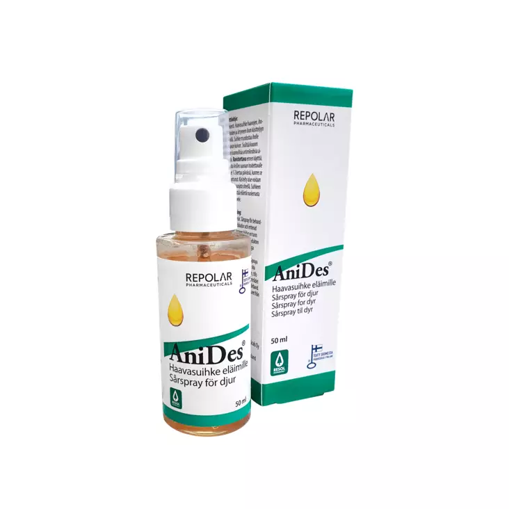 AniDes haavasuihke eläimille 50ml - Koiran hoitotarvikkeet ja kuonokopat - 43101 - 1