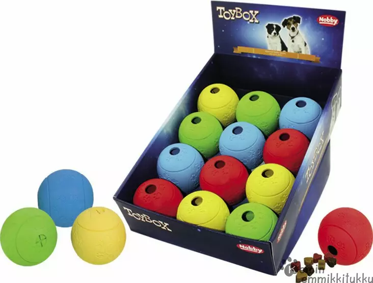 Nobby Aktivointipallo koirille 6,5cm - Koiran aktivointilelut, pelit ja kupit - 39251 - 1