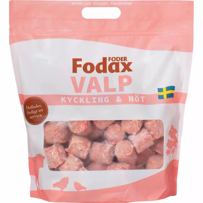 Fodax Valp (Pentu) 1,5kg - Koiranpennuille sopiva raakaruoka - 43171 - 1