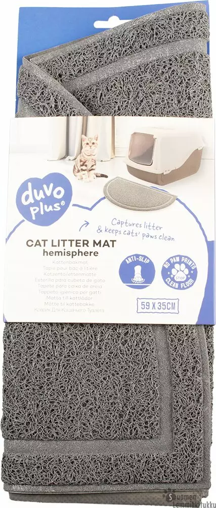 Duvo+ Kissanhiekkamatto, harmaa - Kissan vessat ja lapiot - 41881 - 1
