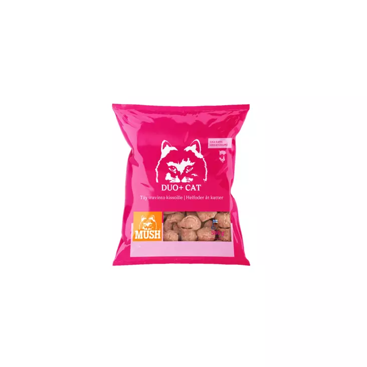 Mush Duo+ Cat 10x500g, sika-kana - Mush raakaruoka - 37311 - 1
