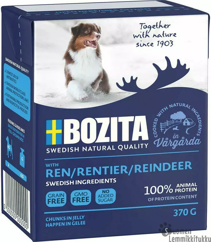 Bozita Naturals poroa hyytelössä 370g - Koiran märkäruoka - 40481 - 1