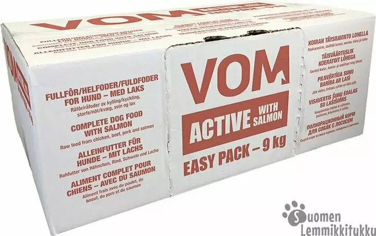 Vom Active Lohella Easy Pack 9kg, ennakkotilaus - Vom raakaruoka - 40501 - 1