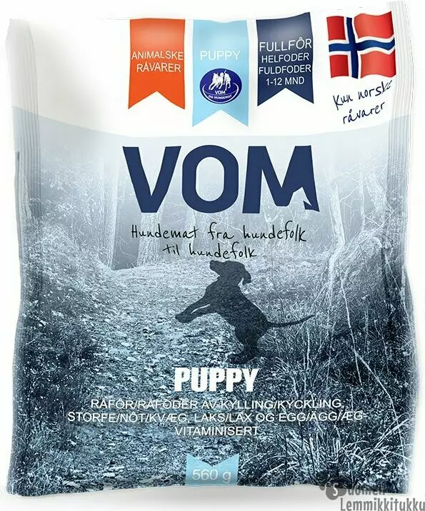 Vom Taste Puppy pulla 15x560g 8,4kg, ennakkotilaus - Vom raakaruoka - 40541 - 1