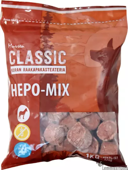 Murren Murkina Hepomix 1kg - Koiran raakaruoka - 42302 - 1