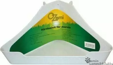 Ozami Jyrsijän vessa muovia - Kanin ja jyrsijän vessat ja hiekat - 37612 - 1