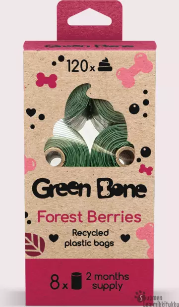 Kakkapussit Forest Berries - Metsämarjat 1 rulla - Koiran kakkapussit ja ulkoilutarvikkeet - 41422 - 1