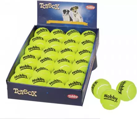 Nobby tennispallo 6,5cm, 1kpl pakkaus - Koiran pallot ja heittolelut - 42072 - 1