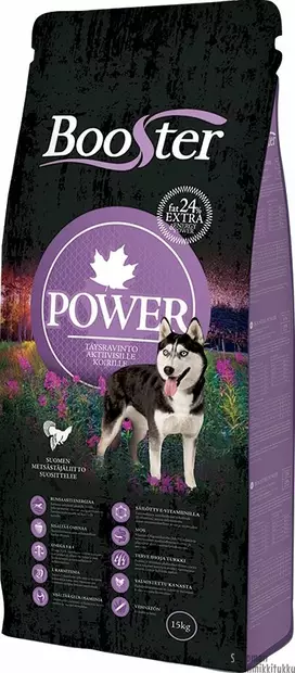 Booster Power - Kuivaruoka aktiiviselle koiralle - 38752 - 1