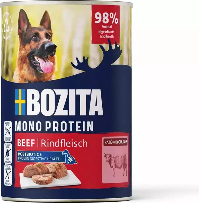 Bozita Dog Pate nauta 400g - Koiran märkäruoka - 42942 - 1