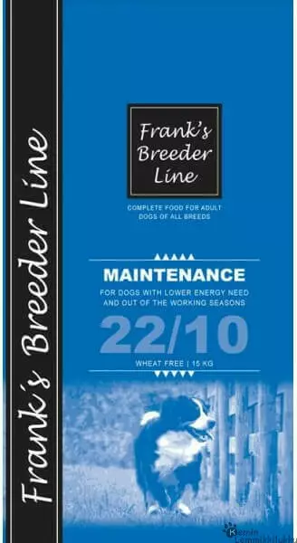 Frank´s Breederline Maintenance - Kuivaruoka vähäaktiiviselle koiralle - 37992 - 1