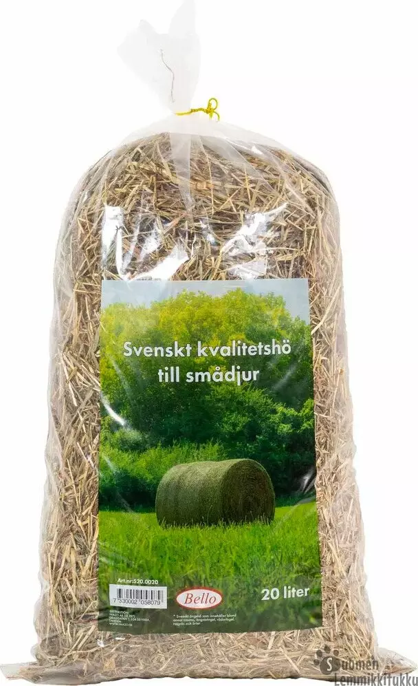 Bello Herkkuheinä jyrsijöille 20 litraa - Kanin ja jyrsijän heinät, kuivikkeet - 41032 - 1