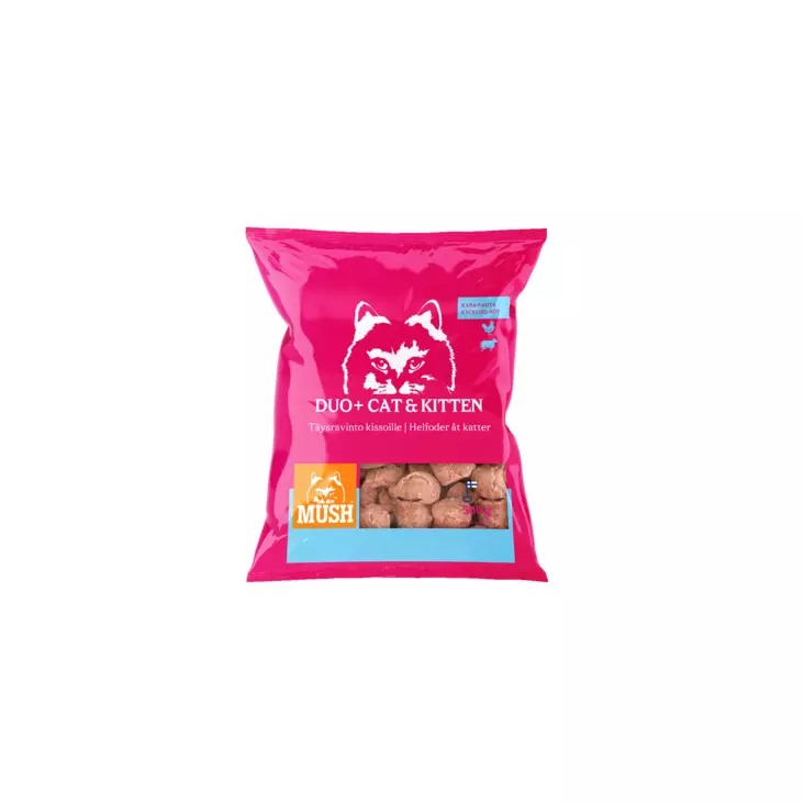 Mush DUO+ CAT&KITTEN 10x500g - Mush raakaruoka - 37422 - 1