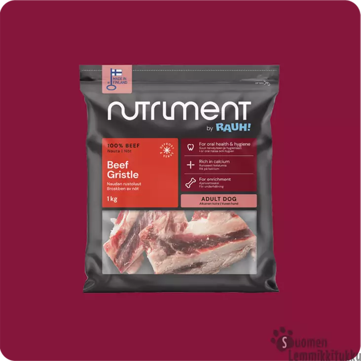 Nut riment by Rauh Naudan Rustoluut 1 kg - Koiran raakaruoka - 42252 - 1