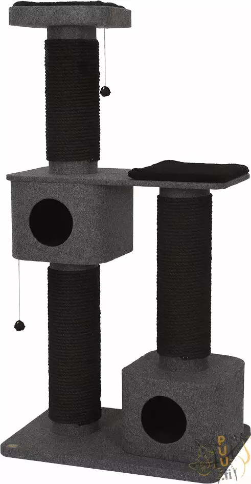 Raapimapuu comfort plus quartz, harmaa - Kissan raapimapuut - 37242 - 1