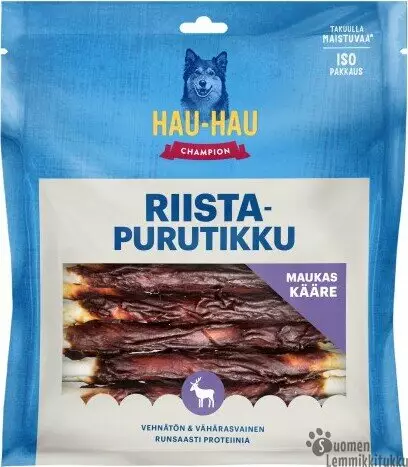 Hau-Hau Champion Riistapurutikku 300g - Nahkaluut koiralle - 41722 - 1