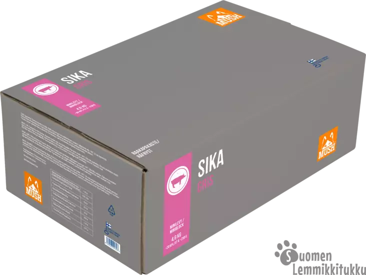 Sian jauheliha 4,6kg minilevy, ennakkotilaustuote - Mush raakaruoka - 41802 - 1