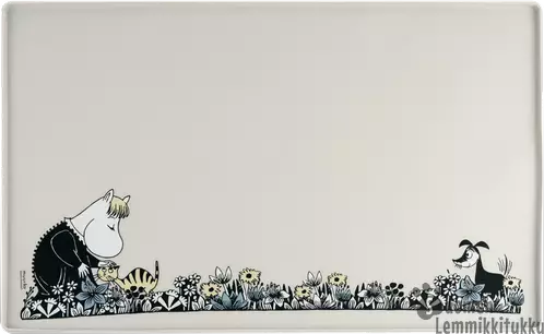 Moomin Silikonialusta, harmaa 60x40cm - Koiran ruokakupit - 41002 - 1