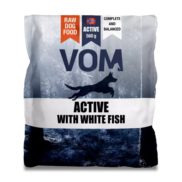 Vom Active Valkoinen kala 15x0,560g - Vom raakaruoka - 42962 - 1
