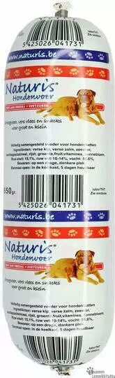 Naturis Kanamakkara 650 g - Treenimakkarat koiralle - 38193 - 1