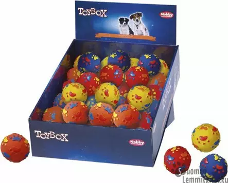 Nobby Lateksipallo vingulla, tassu - Koiran kumi- ja vinyylilelut - 42583 - 1