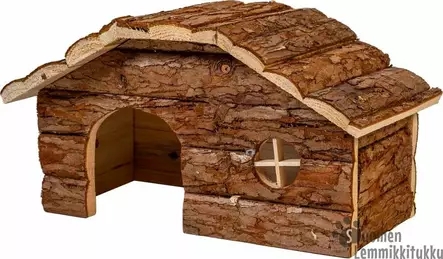 Ozami Pesätalo Timmer 33x16,5x18cm - Kanin ja jyrsijän mökit ja sisustus - 42633 - 2