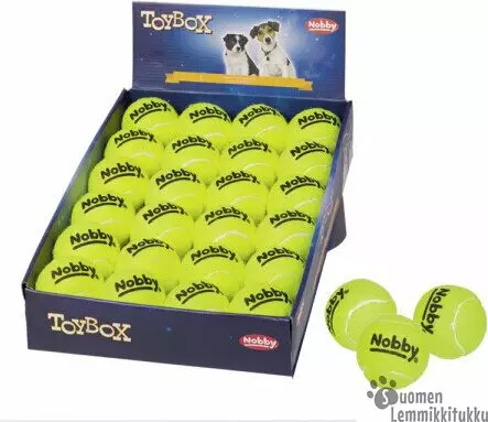 Nobby Tennispallo 4,5cm, 1kpl - Koiran pallot ja heittolelut - 42073 - 1