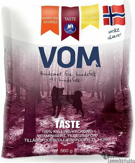 Vom Taste Kana pulla 15x560g, yhteensä 8,4kg, ennakkotilaus - Vom raakaruoka - 40533 - 1