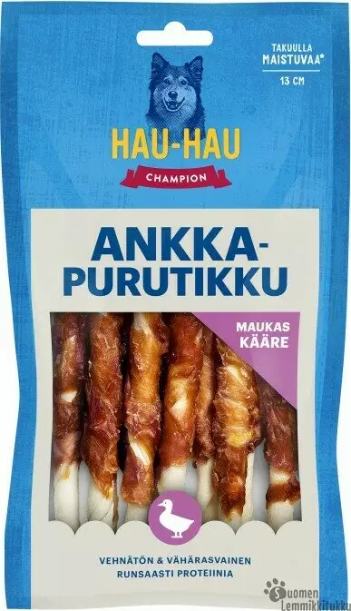 Hau-Hau Champion Ankkapurutikku 100 g - Nahkaluut koiralle - 41463 - 1