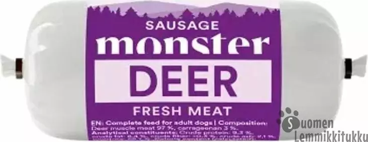 Dog Sausage Deer 400g, peura - treenimakkara - Treenimakkarat koiralle - 42403 - 1