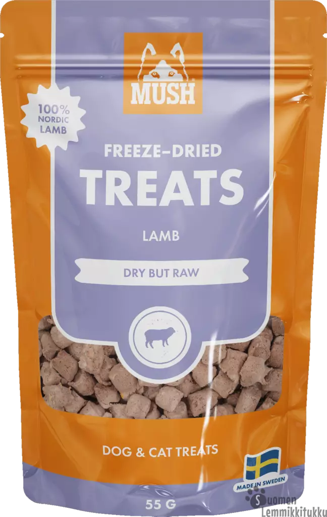 Mush Freeze dried treats lammas 55g - Pehmeät makupalat koiralle - 42543 - 1