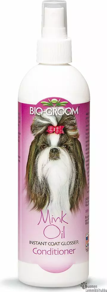 Hoitosuihke Mink Oil spray, 355 ml (hoitaa, suojaa haalistumiselta) - Koiran turkinhoitoaineet - 40763 - 1
