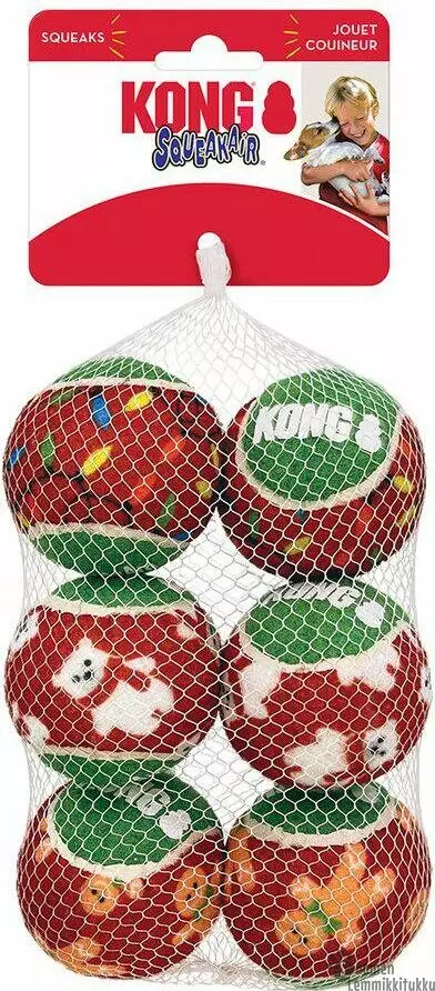 Holiday Air Dog Squeaker pallot 6kpl setti - Koiran pallot ja heittolelut - 41763 - 1