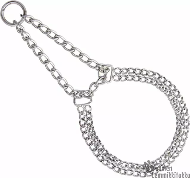 Kaksirivinen puolikiristävä ketjukaulain - Koiran Ketjukaulaimet - 39613 - 1