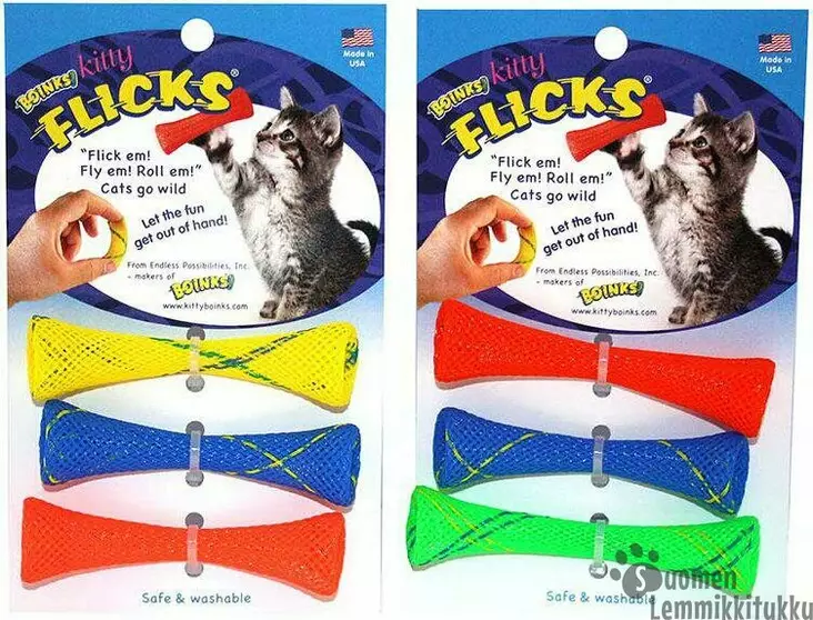 Boinks! Kitty Flicks 3kpl - Kissan aktivointilelut ja pelit - 40053 - 1